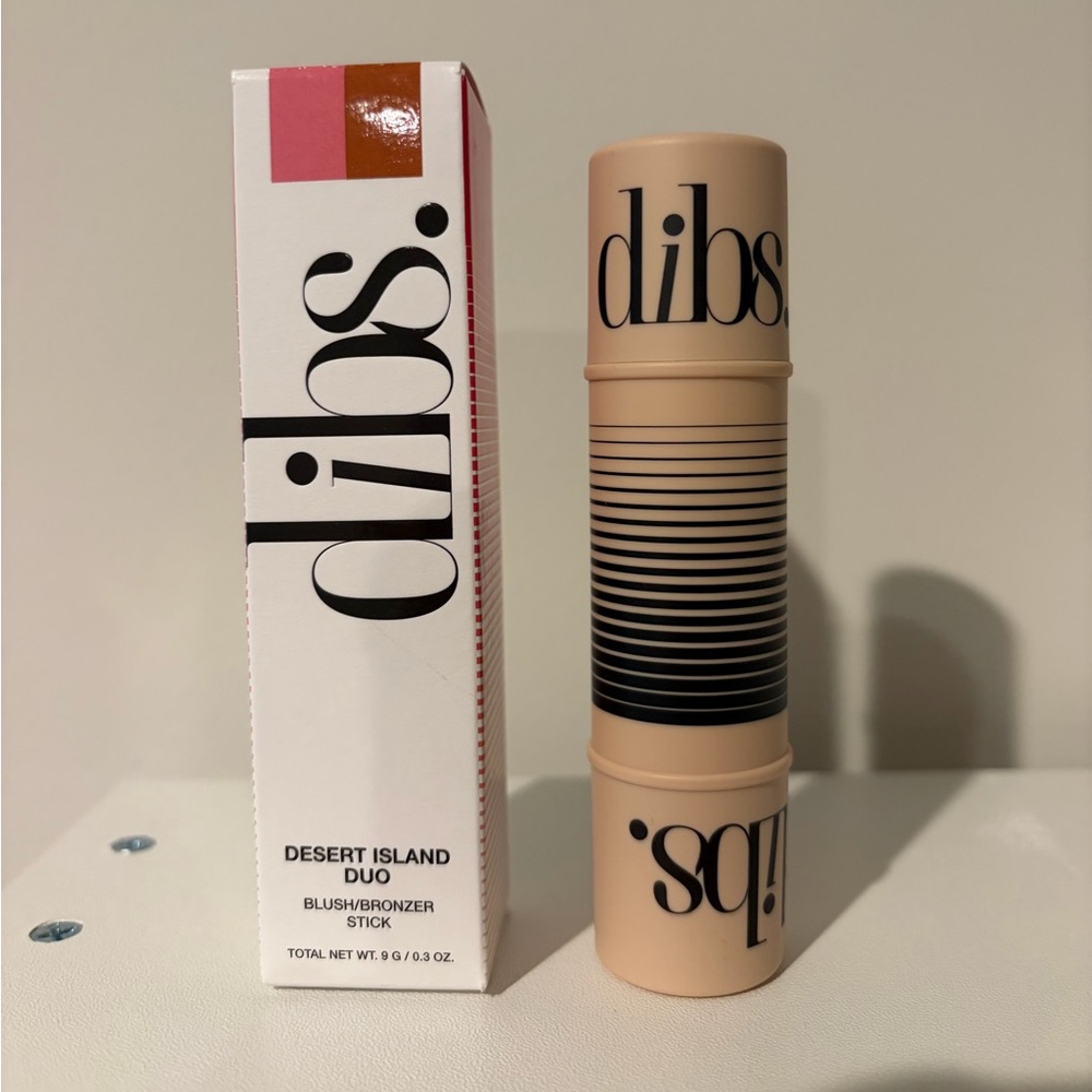 dibs Desert Island Duo Blush/Bronzer Stick - Tan- **No Box